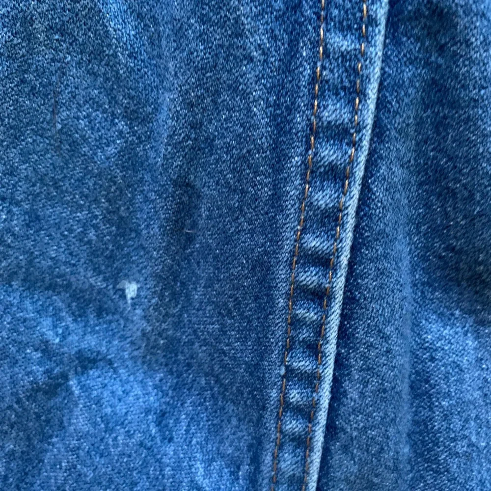 Wrangler 38x32 Cowboy Cut Jeans Blue Straight Leg High Rise Denim Pants